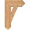 Ekena Millwork Traditional Arts & Crafts Smooth Bracket, Western Red Cedar, 5 1/2"W x 18"D x 26"H BKT06X18X26TRA03SWR - alternate 4